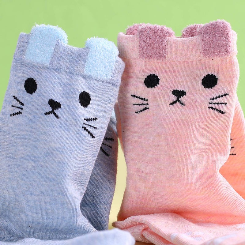 Jeasona Womenâ€™s Cat Socks Cute Cat Gifts for Women Mom Teenage Girls - Image 3